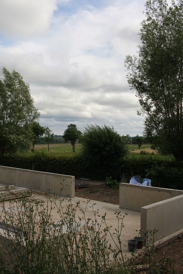 Construction site landscape